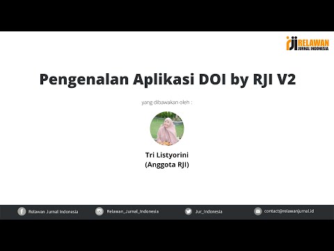 Pengenalan Aplikasi DOI