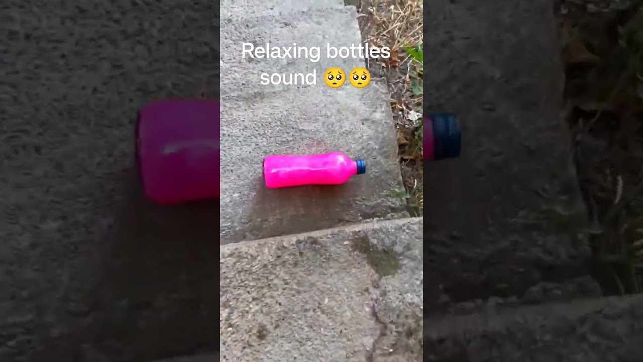 relaxing bottles sound 🥺,, breaking bottles 😱