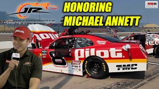 Sammy Smith, JR Motorsports Honor Michael Annett with Iowa Speedway Paint Scheme