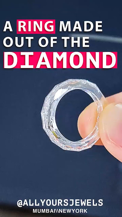 A Ring Made from a Single Diamond 💍✨|| 12-Carat Diamond Ring ||