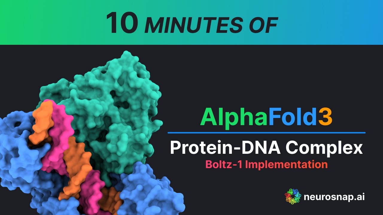 AlphaFold3 | Predicting Protein-DNA Complexes Using Boltz-1 | Full Tutorial