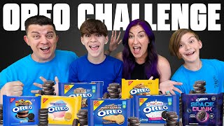 OREO CHALLENGE!!! Blindfolded Cookie Taste Test