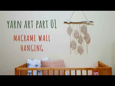 yarn-art-|-part-1-|-macrame-wall-hanging-|-am-home
