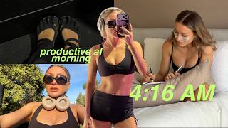 my 4am morning routine | healthy habits, movement & getting my life together