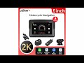 Review JIUYIN Motorcycle Navigation 2K IPX8 Wireless CarPlay Android Auto Airplay Display 2025