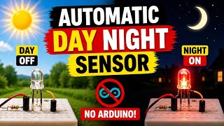 5V LDR Day Night Sensor | Automatic LED ON in Dark (No Arduino)