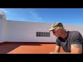 FINISHING THE ROOF TERRACE WITH A SPLASH OF COLOUR | House renovation #124