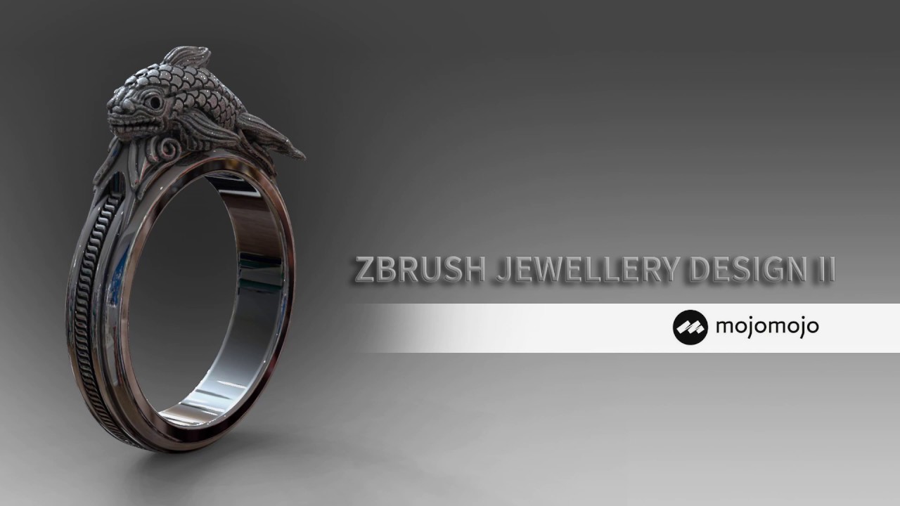 jewlwry design on zbrush online course