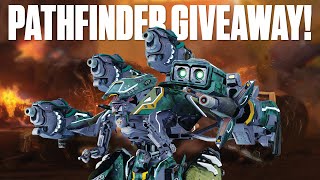 SUPER BOOSTED Pathfinder With ALL Speed Skills + War Robots Pathfinder Giveaway!