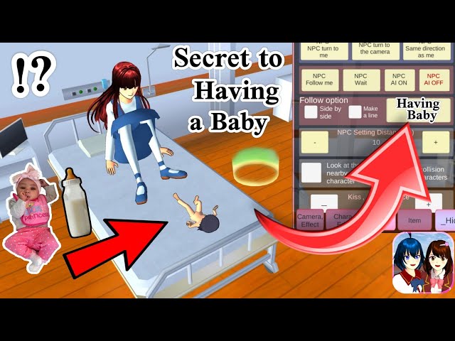 سر انجاب طفل في ساكورا سكول سمليتر Secret of Having a Baby in Sakura School Simulator New Update class=