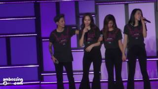 161103 Dimension 4 Encore, Ending page 엠버 Amber \u0026 f(x) focused fancam