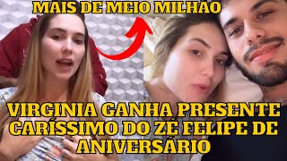 Virgínia Fonseca ganha PRESENTE de ANIVERSÁRIO do MARIDO Zé Felipe CARÍSSIMO