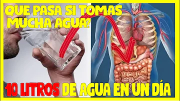 ¿Puedo beber 5 litros de agua al día?