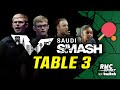 Tennis de table  wtt saudi smash jeddah  main draw jour 1  table 3