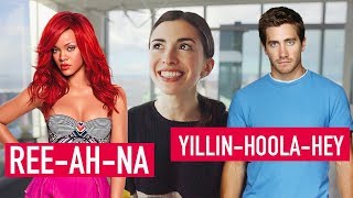 HOW TO PRONOUNCE CELEBRITY NAMES IN ENGLISH