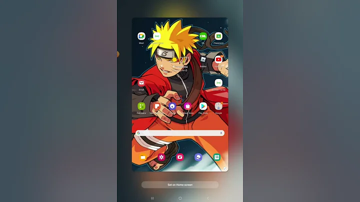 How to change your background  on a tablet and pho...