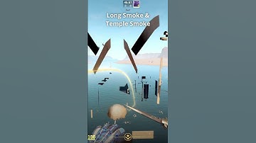 smoke Temple and Long on B site CS2 Anubis #cs2 #counterstrike #shorts