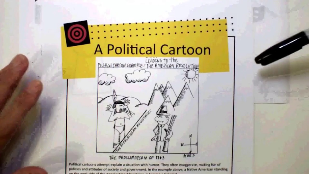 make a political cartoon assignment