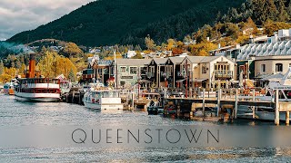 Autumn Walk Around Queenstown, New Zealand | The Adventure Capital of the World [Binaural 4K]