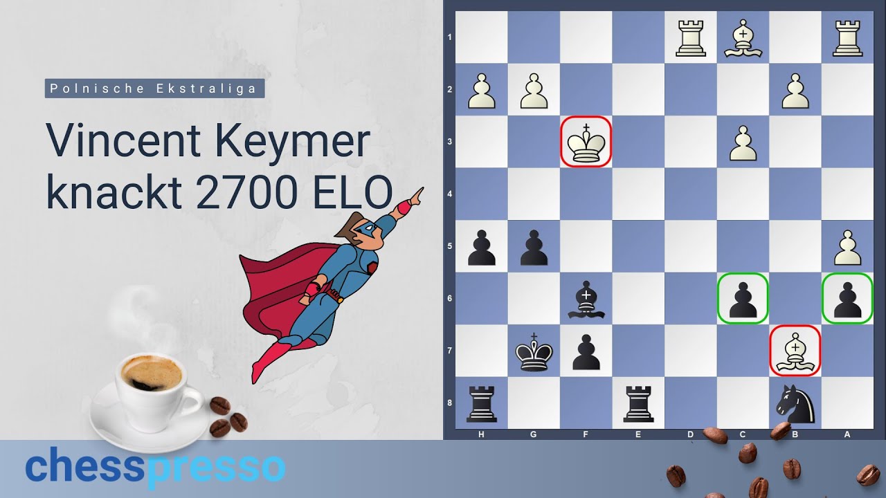 Vincent Keymer on X: I am very happy to have reached 2700 ELO. It