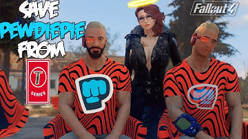 FALLOUT 4 - SUBSCRIBE TO PEWDIEPIE - Follower and Quest Mod | SAVE PEWDIEPIE FROM T-SERIES!