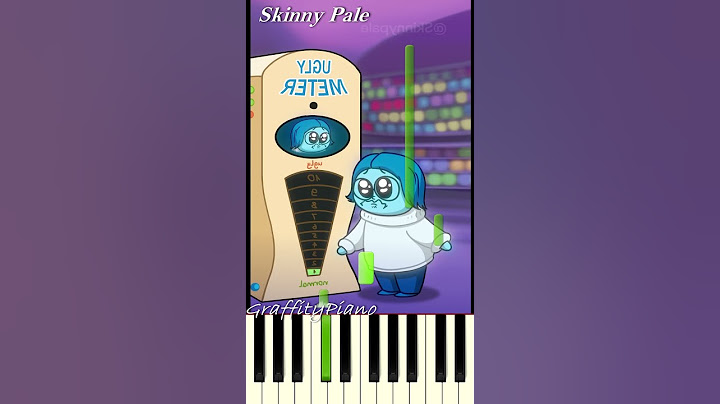 The Ugly Face Meter (Inside out 2 Animation) @SkinnyPale Piano Tutorial