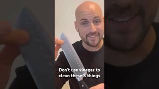 Don’t use vinegar to clean these 3 things. (You will cause damage)