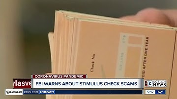 FBI warns about stimulus check scams