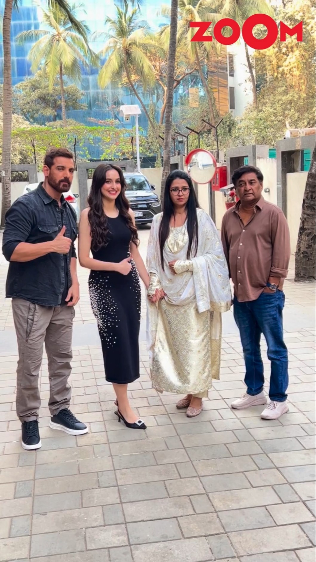 John Abraham,Sadia Khateeb And Director Shivam Nair PROMOTING Their Upcoming Movie  #shorts