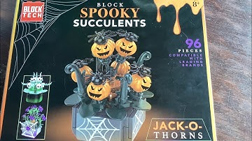 Block Tech spooky succulents Jacko thorns review ￼