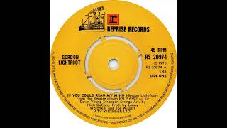 UK New Entry 1971 (106) Gordon Lightfoot - If You Could Read My Mind