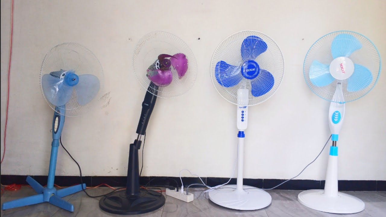 Kipas Angin Berdiri terjatuh
