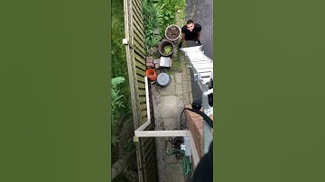 How To Unclog A Gutter Downspout!