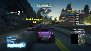 Burnout Paradise Remastered: Very Close Race on Spin City (w/ friends)