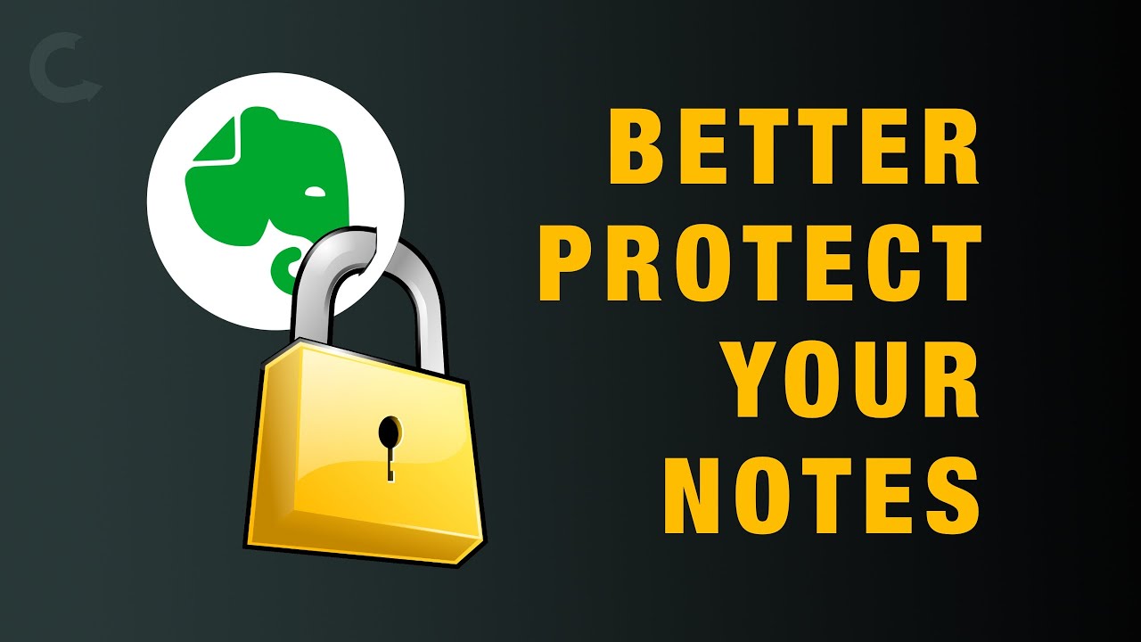 🔐 How to better protect your Evernote notes. - YouTube