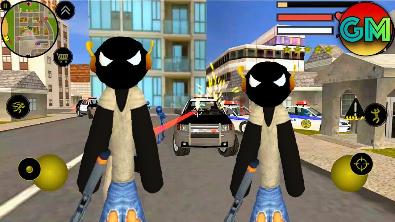 Stickman Rope Hero New Update New Stickman Unlock by Naxeex LLC