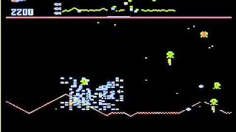 defender atari 800xl 1982