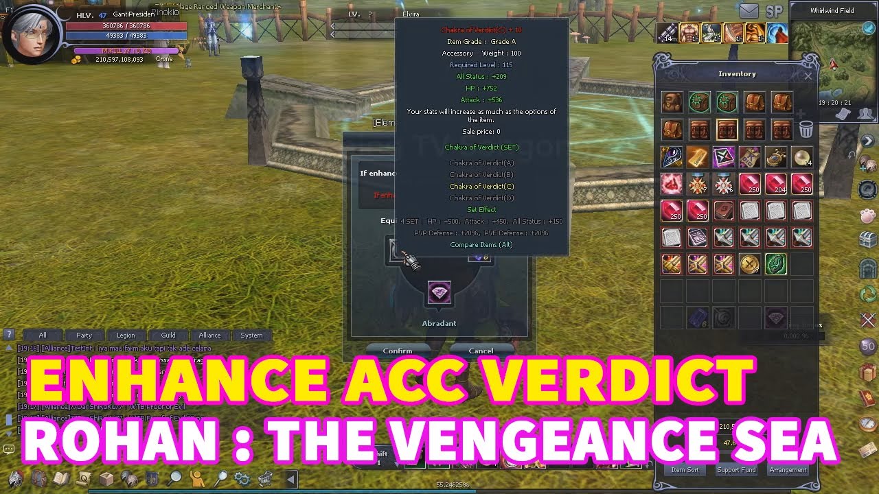 The Vengeance Rohan LETS ENHANCE CHAKRA OF VERDICT - ROHAN : THE VENGEANCE SEA EINHIREN ...
