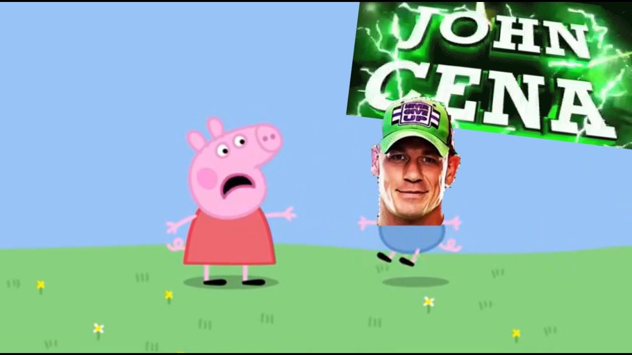 Peppas little brother john cena