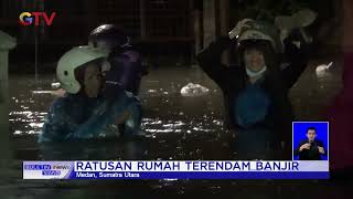 Ratusan Rumah di Kota Medan Terendam Banjir Setinggi Hampir Dua Meter #BuletiniNewsSiang 28/02
