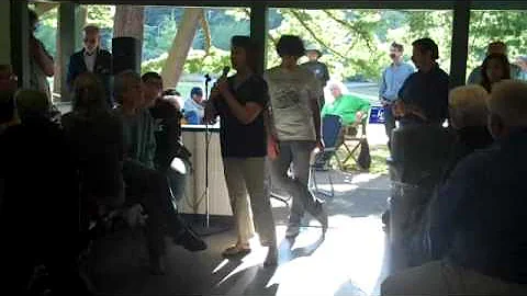 Jean Melious at the Dems Picnic