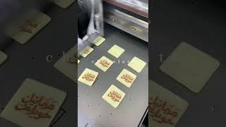 Food printing, chocolate printing #uvprinter #foodprinter#smallbusiness WhatsApp:8615919748871