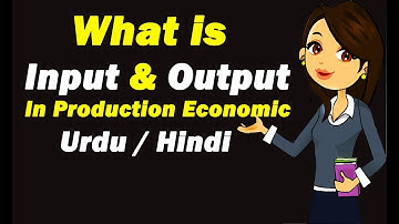 What is Input & Output in production Economic ? Urdu / Hindi