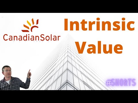 CANADIAN SOLAR ($CSIQ) Stock Intrinsic Valuation (July 2021) #shorts - CANADIAN SOLAR ($CSIQ) Stock Intrinsic Valuation (July 2021) #shorts