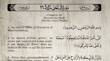 Sourate An-Nahl | Ad-Dousari (16) سورة النحل | ياسر الدوسري