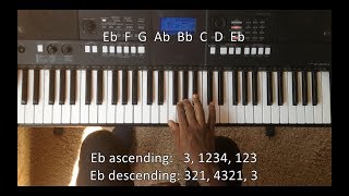 lesson 4_five major scales and their fingerings (c#, eb, f#, ab, bb)