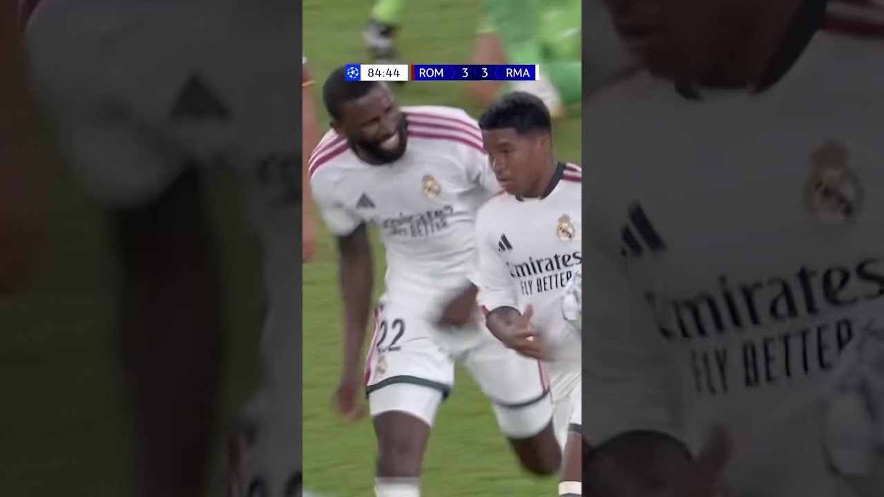 Real Madrid’s comeback against Roma 😮‍💨