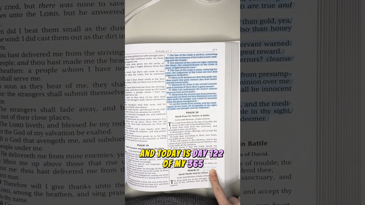 Day 122 of 365: Reading the Bible for the first time