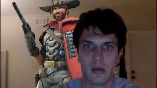 Crashing out over Cassidy in Overwatch for 1 minute and 18 seconds