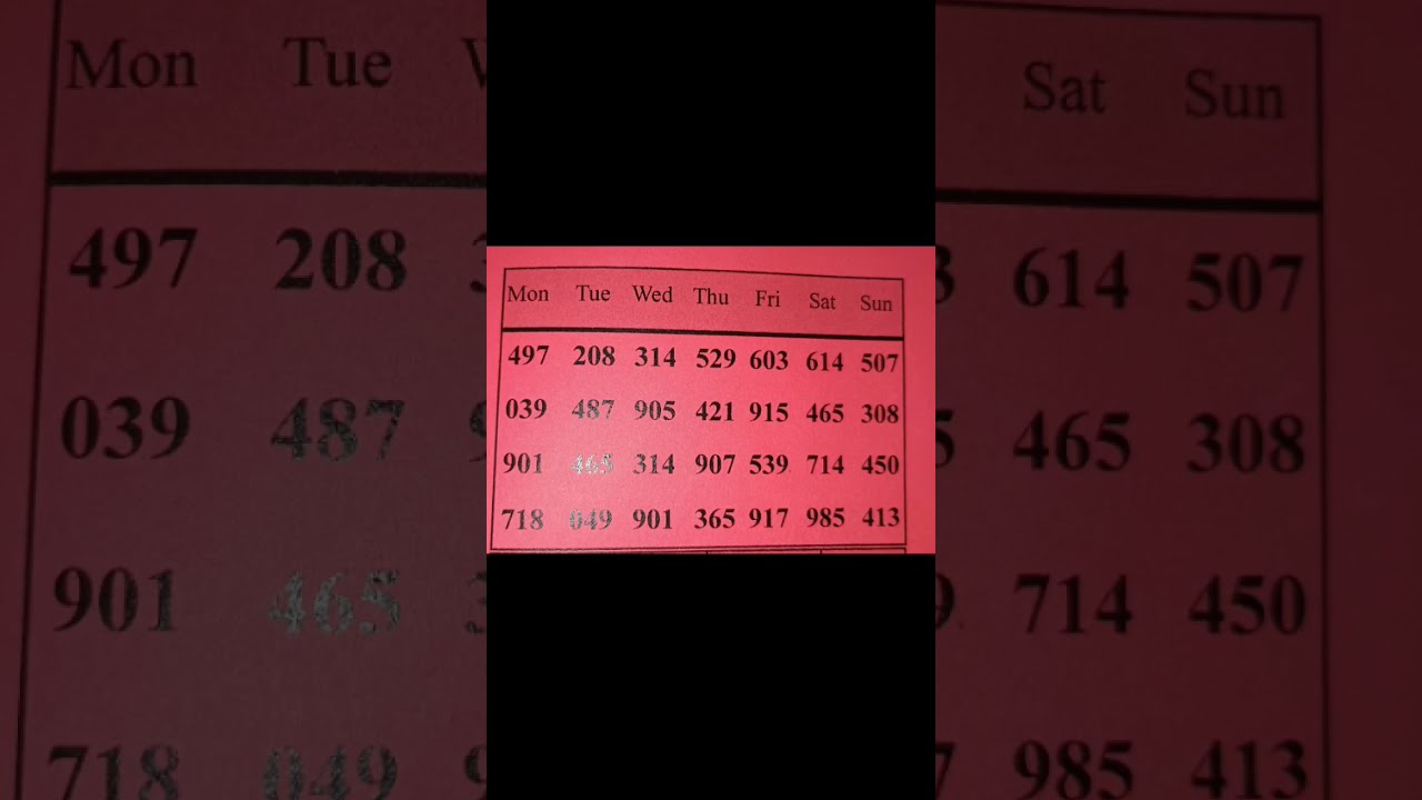 Lottery Sheets From The Streets 07 17 25